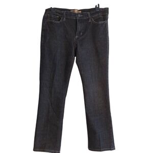 Old Navy Y2K Straight Leg Jeans Womens Size 8 Black Low Waist Stretch EUC